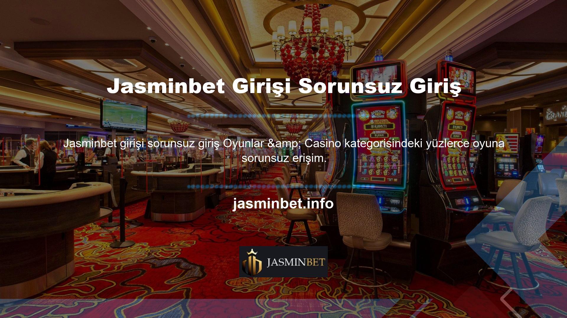 Jasminbet, çok çeşitli bahis seçenekleri sunan, sektörde bilinen bir bahis sitesidir