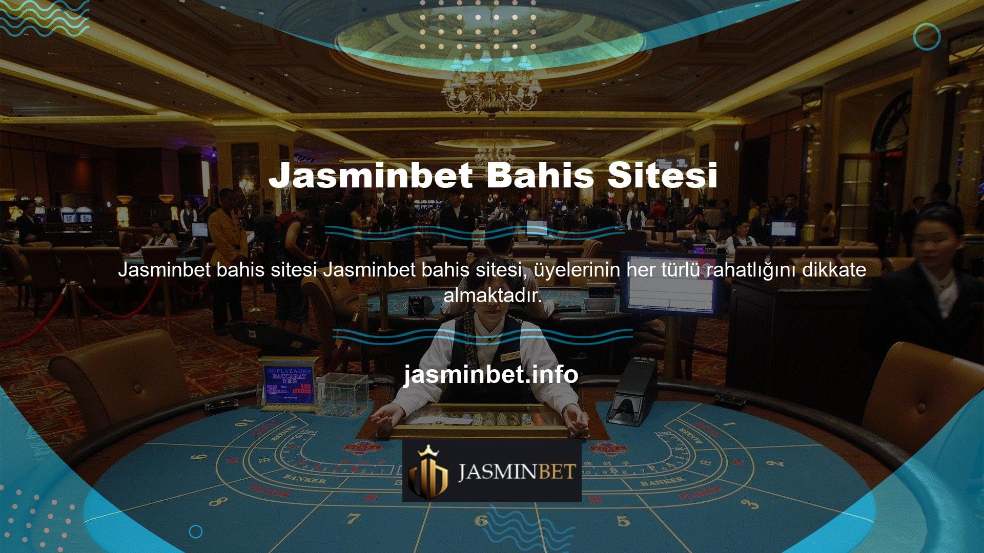 Ayrıca Jasminbet mobil uygulaması ile web sitesine her yerden erişebilirsiniz