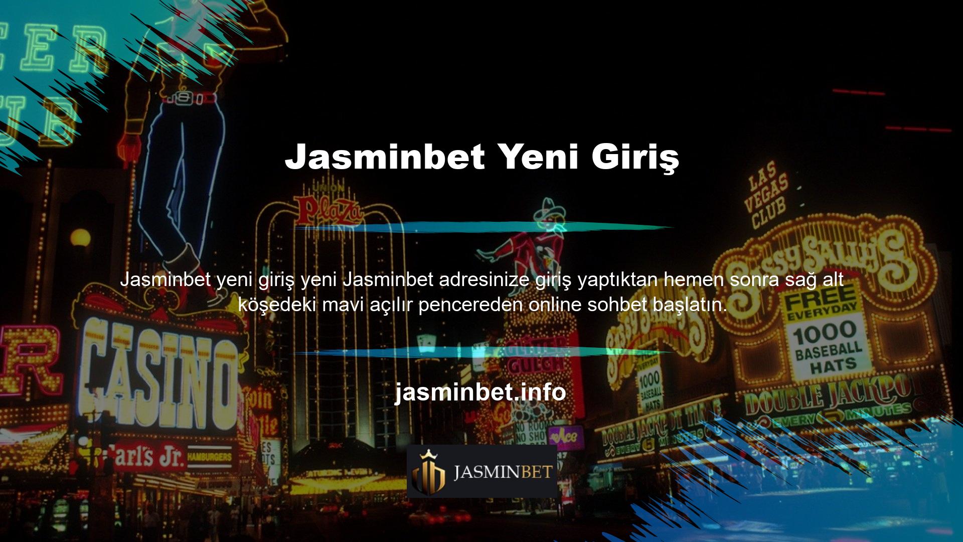 E-posta ile iletişim; tüm soruların ayrıntılı yanıtları her zaman @Jasminbet yeni adresi